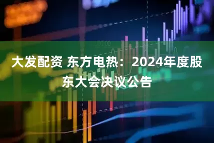 大发配资 东方电热：2024年度股东大会决议公告
