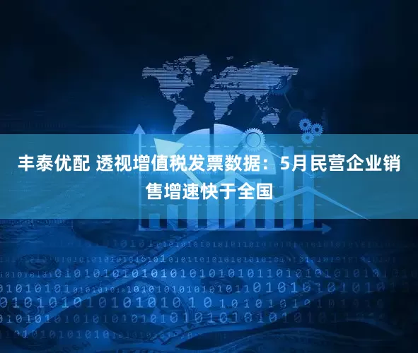 丰泰优配 透视增值税发票数据：5月民营企业销售增速快于全国